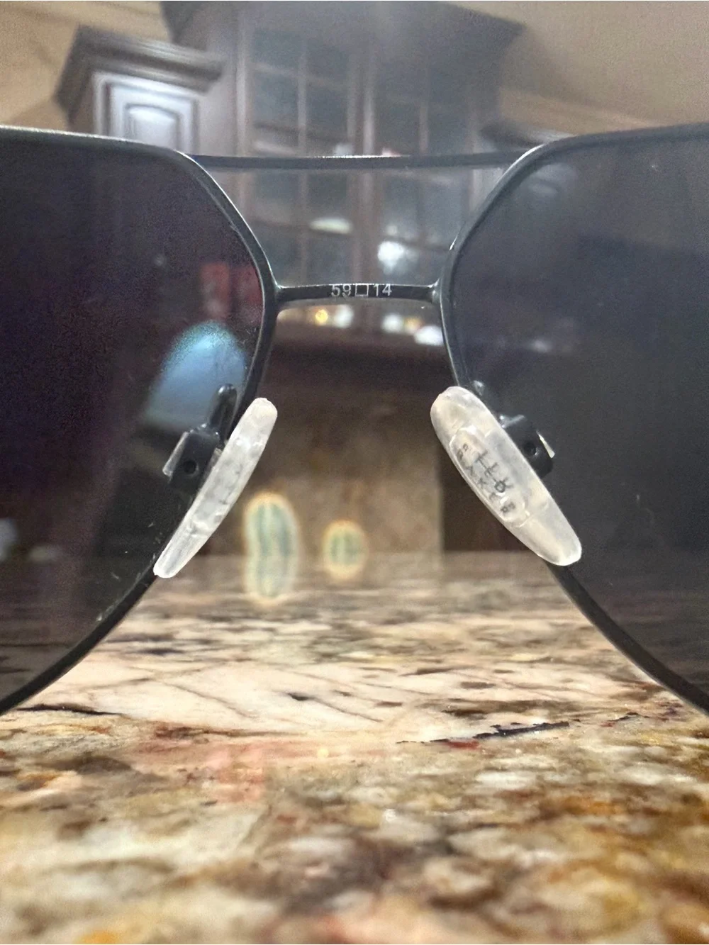 Ted Baker Black Aviator Sunglasses for Men - Classic Polarized Shades TMS143 NWT